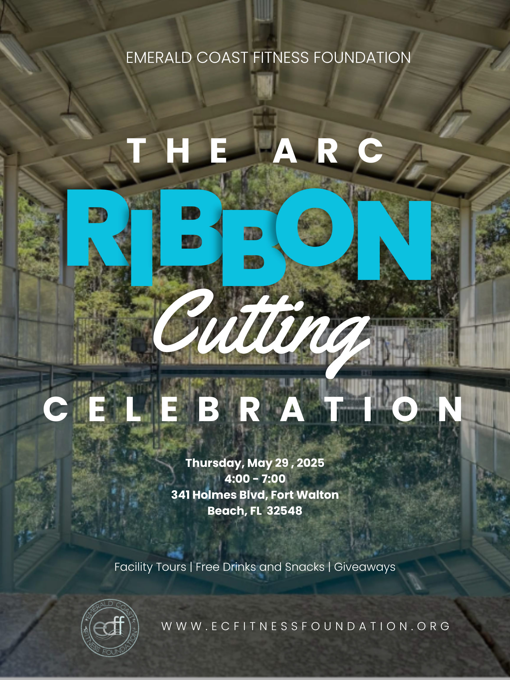 ECFF Arc Pool Ribbon Cutting