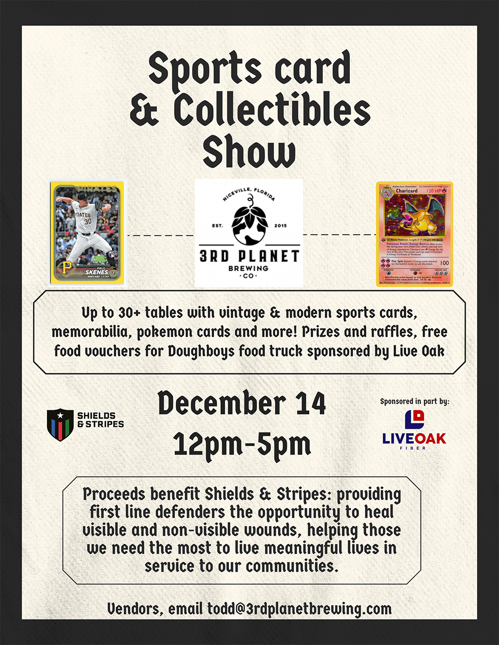 Card Show Benefiting Shield & Stripes