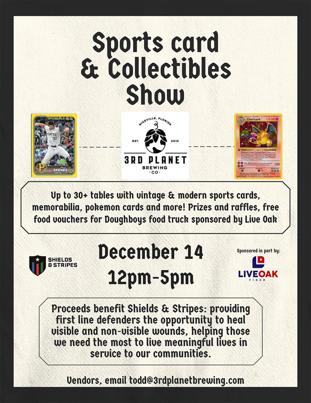 Card Show Benefiting Shield & Stripes