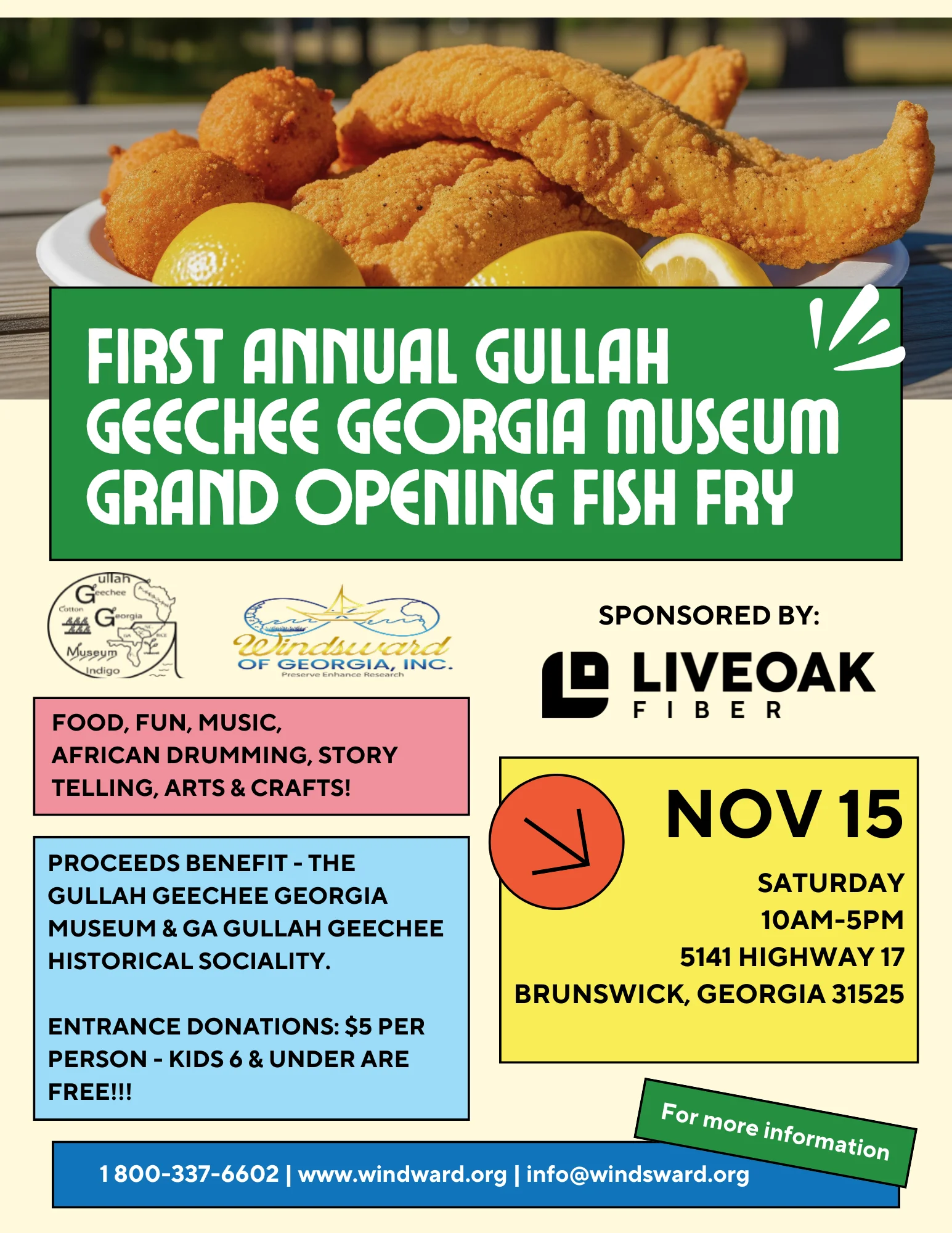Gullah Geechee Museum Grand Opening Fish Fry Celebration