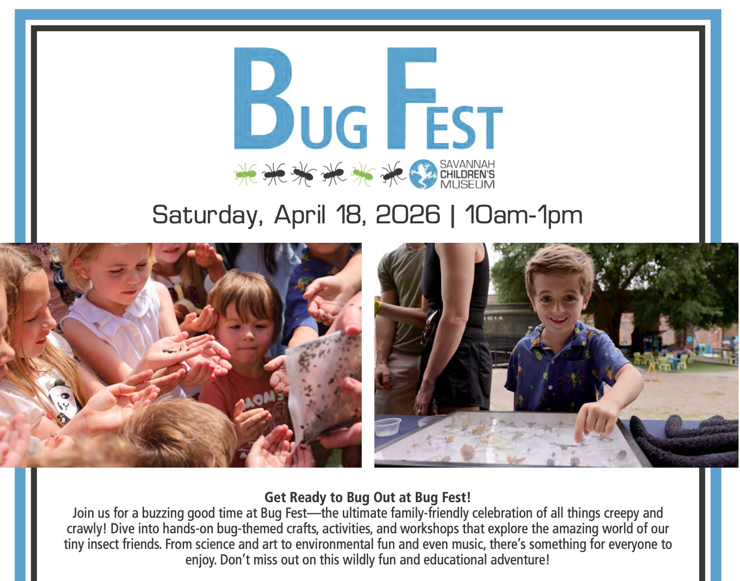 Bug Fest Children’s Museum | LOL Sponsor