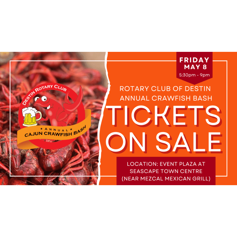 14th Annual Destin Rotary Cajun Crawfish Bash Charity Fundraiser