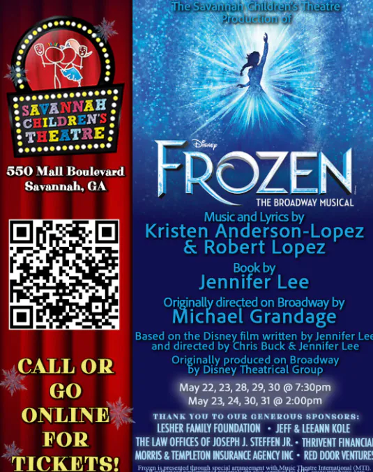 Disney’s Frozen The Musical On Ice | Savannah Children’s Theatre