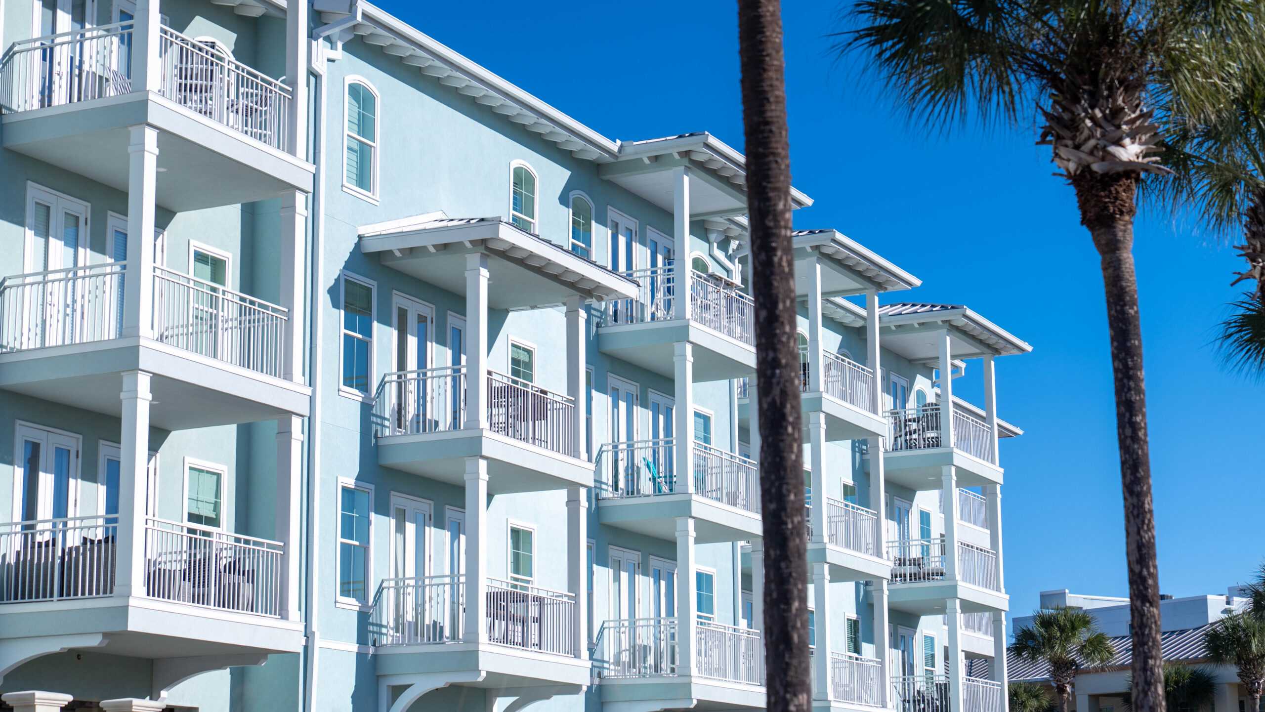 Modern coastal apartment community