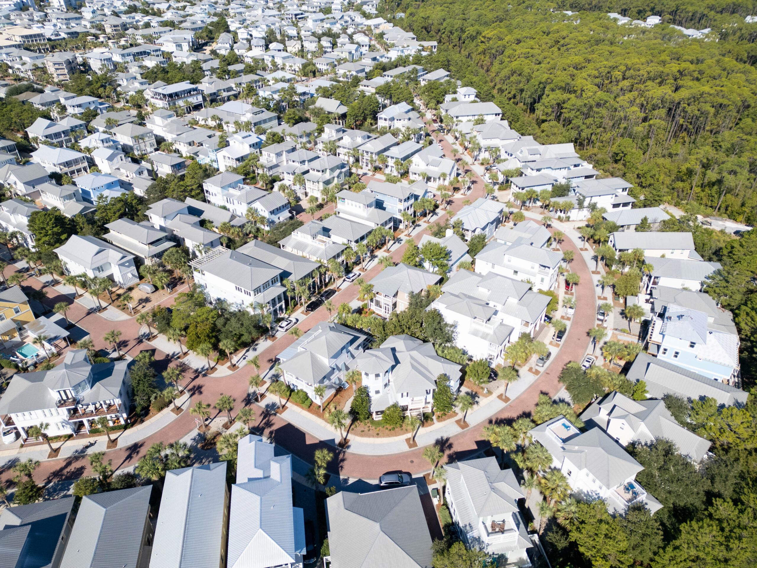 Expansive Coastal Planned HOA Community Aerial View